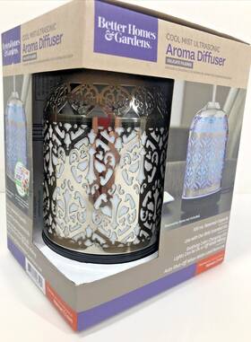 Better Homes & Gardens 877991047594 And Cool Mist Ultrasonic Aroma Diffuser Delicate Filigree