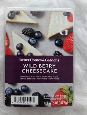 Bh14-059-699-35 Better Homes & Gardens Wild Berry Cheesecake Scented Wax Melts And 5 Oz Large