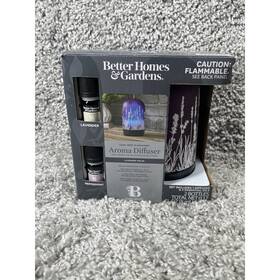 Bh19-059-099-56 Better Homes & Gardens And 3 Piece 100 Ml Diffuser Set Lavender Fields New