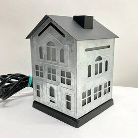 Bh59-060-999-01 Better Homes & Gardens And Limited Edition Full Sz Wax Warmer 7 Inch Galvanized House