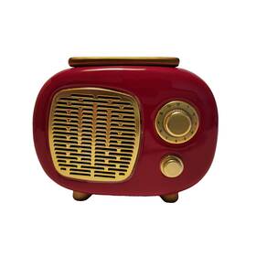 Sh-002-01hg Better Homes & Gardens And Garden Wax Warmer Red Vintage Radio Retro Style