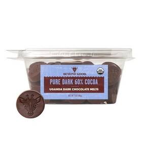 Beyond Good 898575003195 Pure Dark 60% Uganda Melts 7 Oz Case Of 8