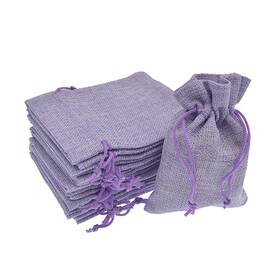 Bezall 705419650104 20pcs Burlap Bags With Drawstring 2.7 X 3.5 Inch Linen Small Party Favor Gif