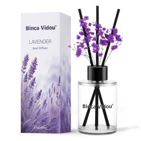 Binca Vidou 680580230921 Reed Diffuser Lavender Oil Diffusers Set For Office Decor Bedroom Liv Inch