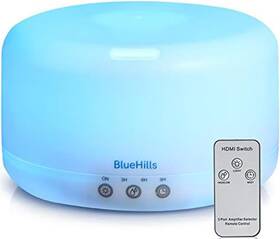 Bluehills 426933038799 Premium 1000 Ml Xl Essential Oil Diffuser Aromatherapy Humidifier With Remote