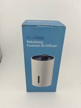 Bluehills 850034179407 Waterless Cordless Car Essential Oil Diffuser -white J01