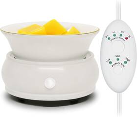 Bobolyn 705353952234 Wax Melter Candle Warmer With Timer - Ceramic Electric Scented Melts