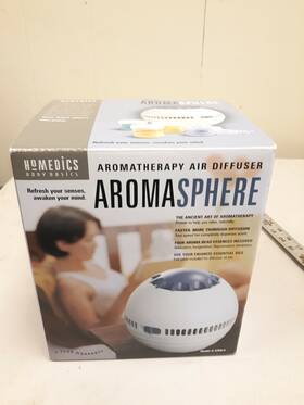 Arm-2 Body Basics New Homedics Aromasphere Aromatherapy Air Diffuser Aroma Sphere