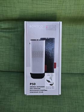 Boneco 834546001227 Aroma Diffuser Air Ionizer 2-in-1 White Healthy P50 New