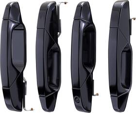 15915659aa Branded Exterior Black Door Handle Set Of 4 - Compatible With Chevy Cadillac And Gmc V