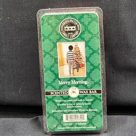 Bridgewater 655894017544 Merry Morning Christmas Holiday Scented Wax Bar 2.6 Oz 6 Blocks New