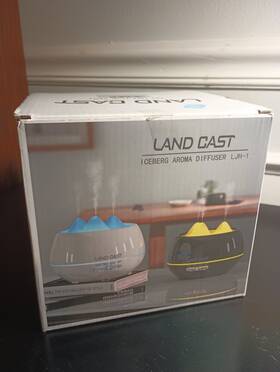 Ljh-1 Brown Castle White Land Cast Aroma Diffuser Iceberg Essential Oils Air Freshener