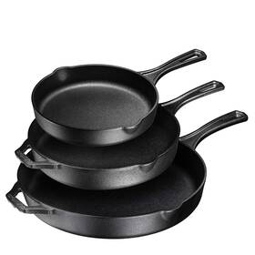 8541903444 Bruntmor 8 10 And 12 Inch Pre-seasoned Frying Pan Set Of 3 Oven Safe Skille