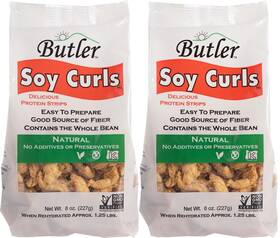 Butler Foods 701607214998 Soy Curls 8 Ounce Pack Of 2