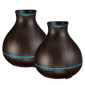 Bzseed 706316705317 Aromatherapy Essential Oil Diffusers 2 Pcs 550ml High Mist Output Humidifiers