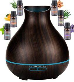 Bzseed Essential Oil Diffuser Set 550ml Aromatherapy With Measuring