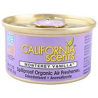 Can-18ct-2pkmc California Scents Organic Car Air Freshener Spillproof Monterey Vanilla Oz