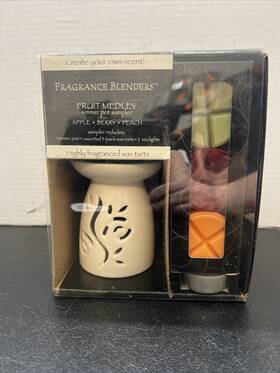 Candle-lite 076001407667 Simmer Pot Warmer Beige Cream 3 Packs Scented Wax And Tea Lights New In Box