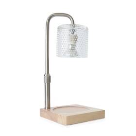 Candle Warmers 810102058034 Etc. Silver Hobnail Lamp For Top-down Warming And Flame-free Fragrance