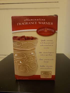 Candle Warmers 833245023875 Inch Sand Illumination Fragrance Warmer No Flame Smoke