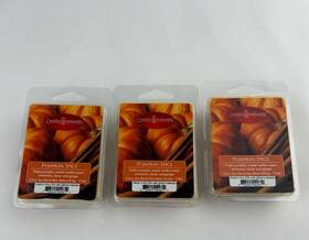 Candle Warmers 833245024612 Pumpkin Spice Wax Melts Lot Of 3 With 6 Cubes Per Pack
