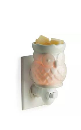 Candle Warmers 833245037711 Warmer Small Pluggable Plug In Wax Melt Fragrance Owl