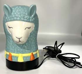 Candle Warmers Etc 833245038480 Airomeft Kids Ceramic Ultrasonic Essential Oil Diffuser Llama Color Changing Led