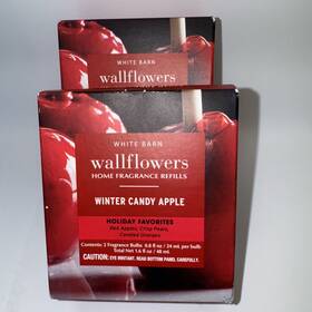 Candy 667659327393 Bath And Body Works Home Fragrance Refills Winter Apple 2 Boxes Of