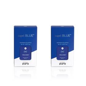 Cb-101-vol-rd Capri Blue Pura Smart Home Plug-in Diffuser Refills Volcano With A Tropical