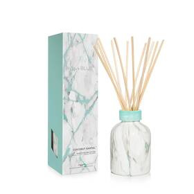 Cb-124-csa-r Capri Blue Modern Marble Reed Diffuser Set - Includes Sticks S