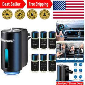 Car Aroma Diffuser 796288918396 Intelligent - Rechargeable Air Freshener In Sleek Black