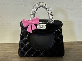 Car Freshener 667533320724 Bath And Body Works Scentportable Black Purse With Pink Bow Visor
