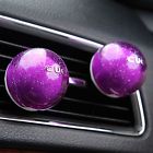 Carall Cue Dolce Clip On Air Freshener Platinum Shower 2pc Set Purple Color 4976363114660