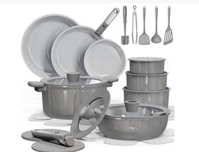 A11296 Carote 27pcs Ceramic Cookware Set Nonstick Pots And Pans Non Stick