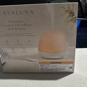 054098173 Casaluna Ultrasonic Essential Oil Diffuser With Remote And Light