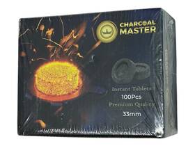 Charcoal Master 696337703075 Quick Light 33mm Coal Disks - 100 Instant Tablets