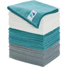 116q322 Cheer Mic Microfiber Cleaning Cloths For Kitchen And Cars Reusable Washable Pack Of