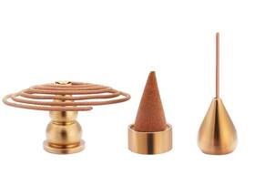 Chenshuo Burner 720226792595 Brass Incense Cone Holder Coil Stick Holde