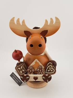 Christian Ulbricht 016711015437 Incense Burner Elk Gingerbread Vendor 1-543 Christian Ulbricht 016711015437 Incense Burner Elk Gingerbread Vendor 1-543