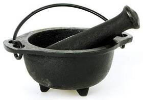 Ite-lmp3 Circuitoffice Cast Iron Cauldron For Smudging Cone Incense Granular Charcoal Rituals Altars