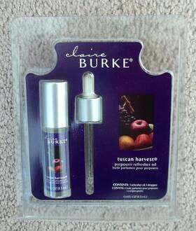 Claire Burke 046936033514 Nip Tuscan Harvest Potpourri Refresher Oil