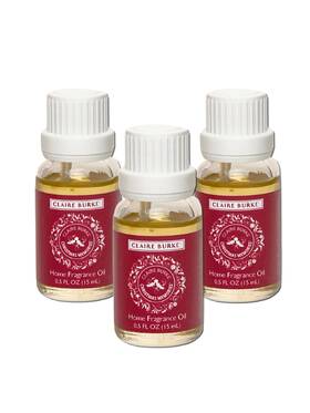 Claire Burke 046936216047 Christmas Memories Fragrance Oil 3-pack Of Holiday Scented Oils For Home 0