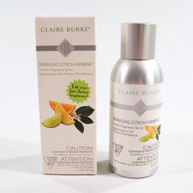 Claire Burke 046936217297 Room Spray Citron Verbena Home Fragrance Mist 3 Oz. New Rare