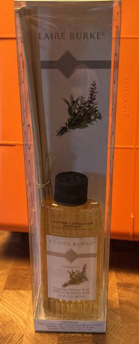 Claire Burke 046936219741 Original Fragrance Diffuser Oil Refill 3 Fl Oz Bottle Nos