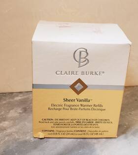Claire Burke 046936328351 Sheervanilla Electric Fragrance Warmer Refill 2 8 Oz. Bottles New