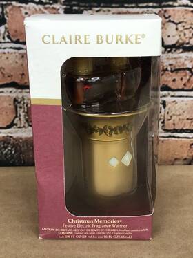 Claire Burke 046936328948 2005 Christmas Memories Electric Fragrance Warmer Bell Shaped
