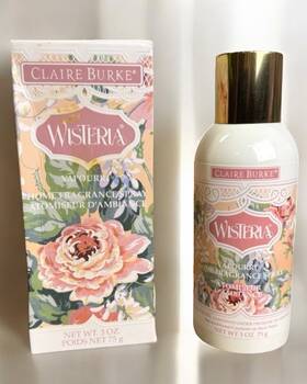 Claire Burke 046936406172 Vintage Vapourri Home Fragrance Spray Wisteria 3oz New B