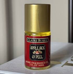Claire Burke 046936942274 Applejack And Peel Home Fragrance Oil .5 Fl Oz New