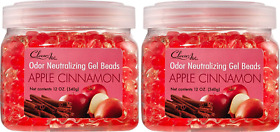 Clear Air Odor Eliminator Gel Beads Eliminates In Bathrooms 12 Ounce 2 Pack