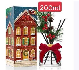 Cocodor 744759320384 Christmas Refreshing Air Tree Reed Diffuser/6.7oz Fragrance Oil